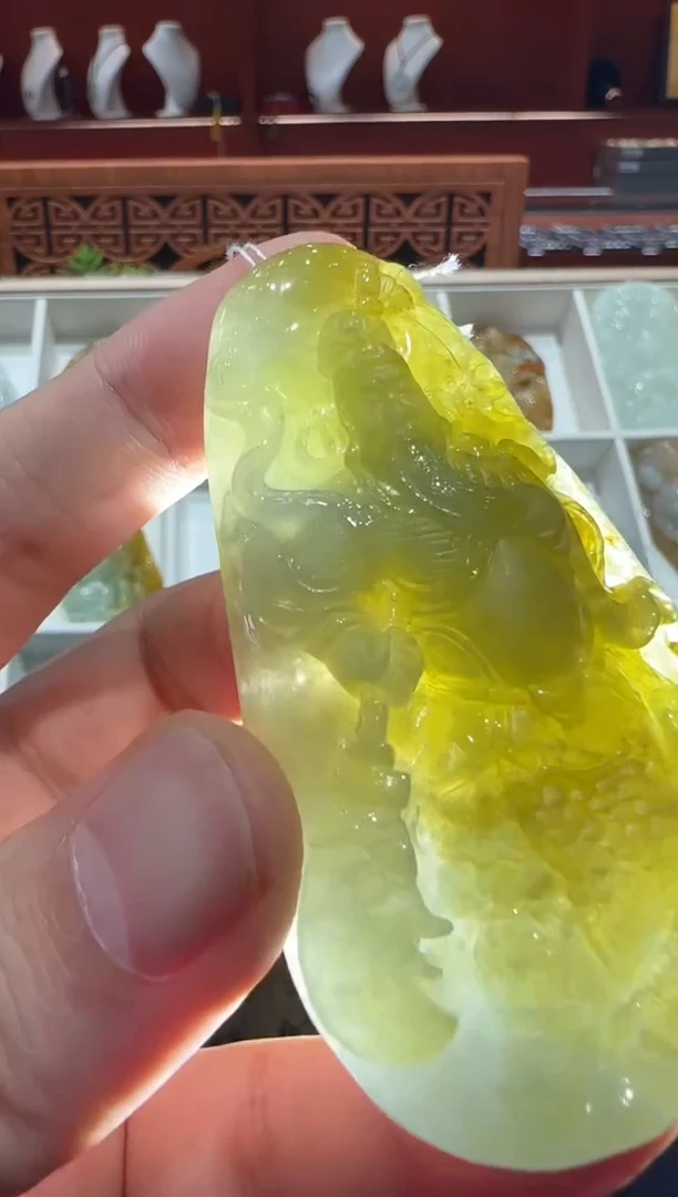 未镶嵌挂件翡翠A货翡翠多样性孤品