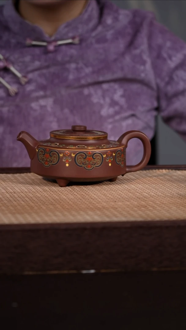 茶壶紫砂紫泥 350cc