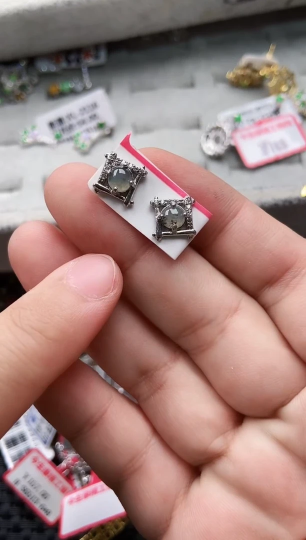 【闪购商品】翡翠戒指银S925镶嵌3333333-5