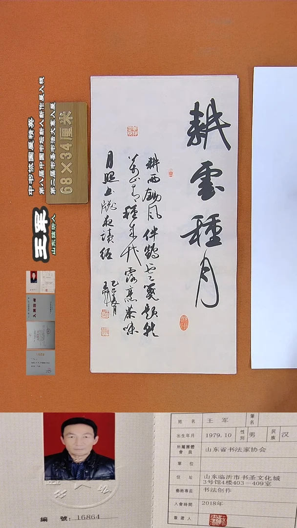 书法83R王军书法作品