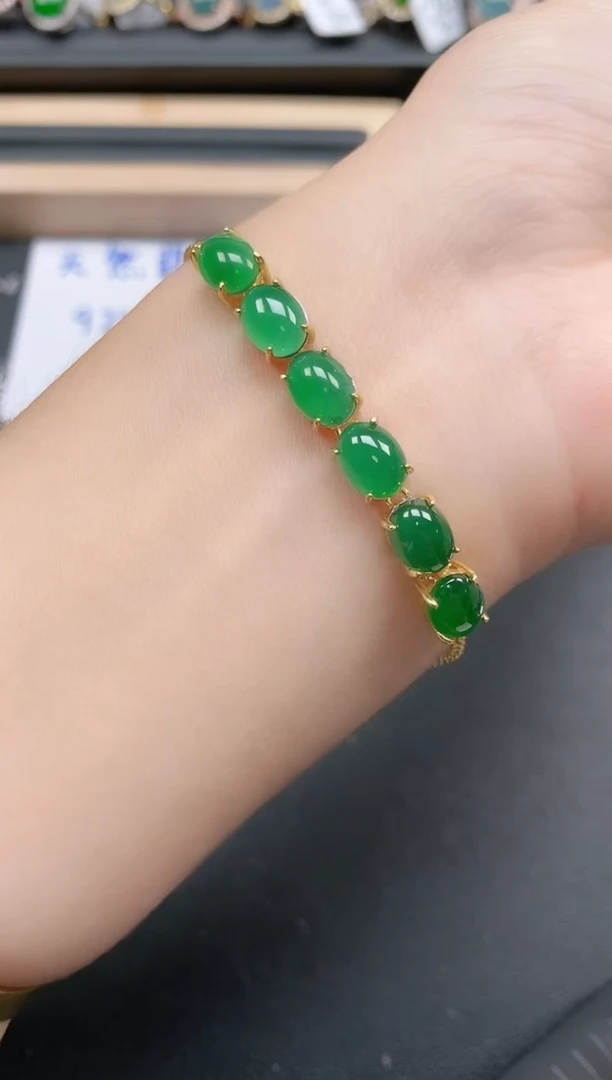 银S925镶嵌戒指翡翠111