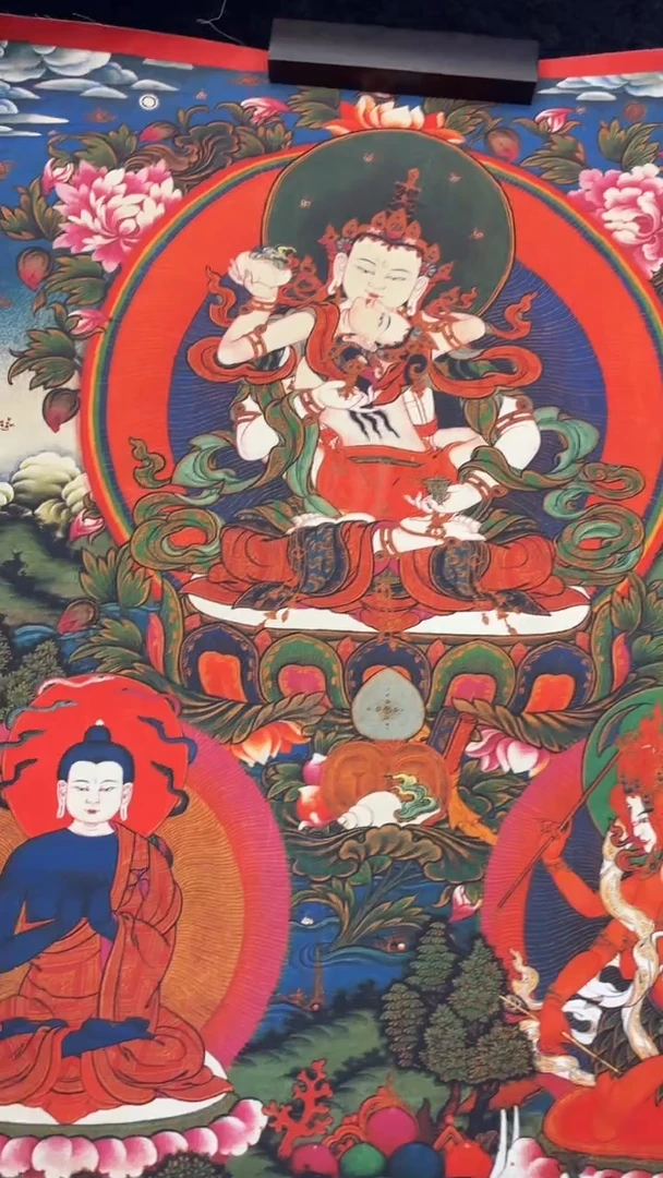 装裱画唐卡藏艺阁高端绘画作品TK16018