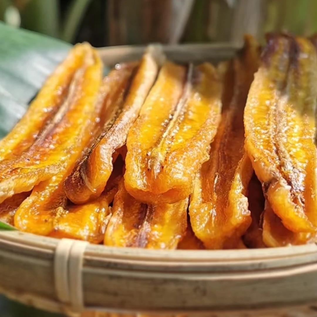 西双版纳傣家手工芭蕉干，产地直发，软糯甘甜