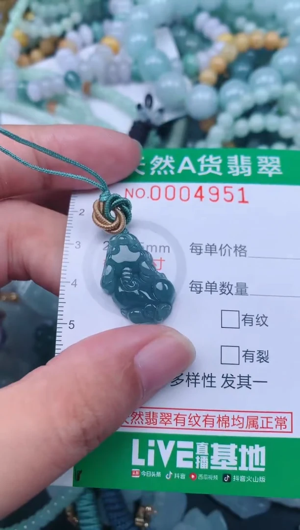 翡翠未镶嵌颈饰.0004951