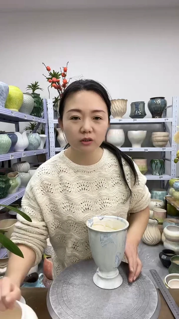 11.27陶瓷花盆直播链接高 17    口    11