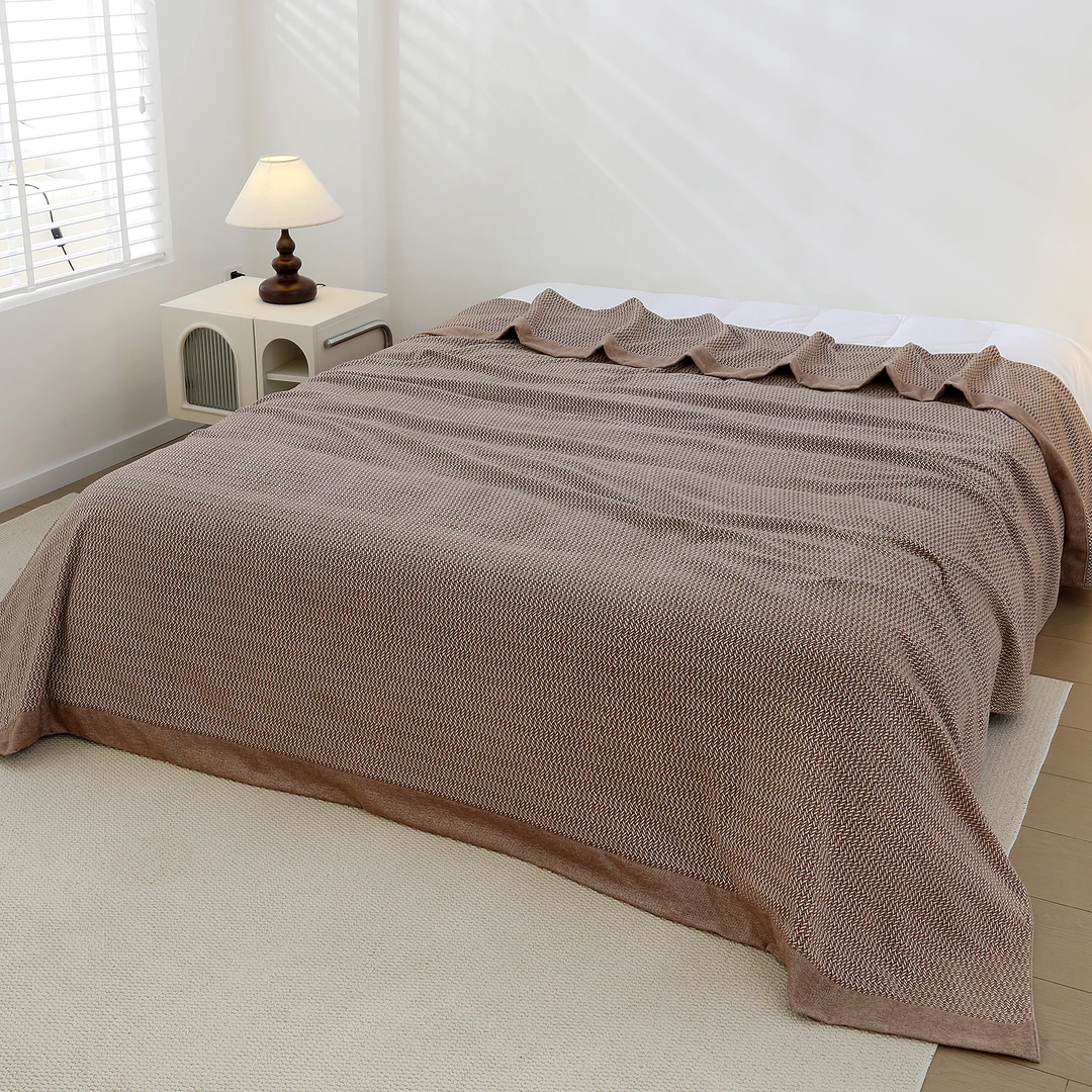 【原装正品 TriBliss】TriBliss三重柔境羊绒纱布盖毯230*250欧佩斯