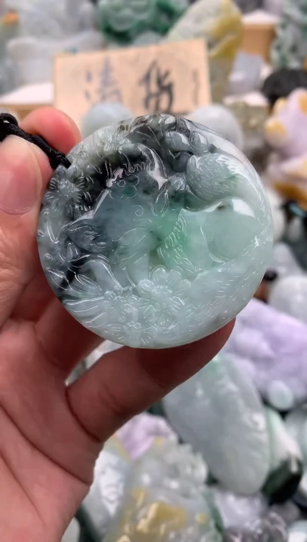 吊坠(不含链)未镶嵌翡翠1