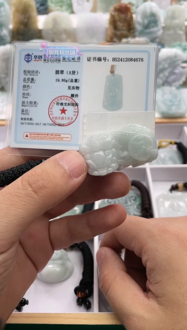 【闪购商品】翡翠颈饰未镶嵌..../1/19/ 65