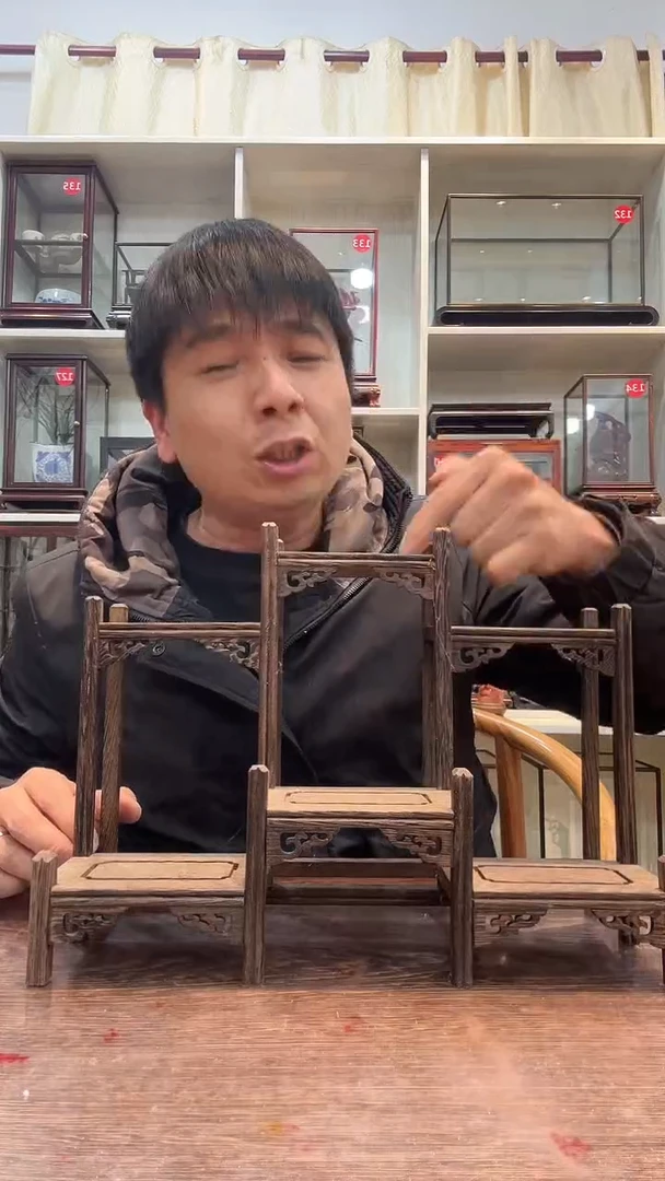 【闪购商品】红酸枝木类木艺鸡翅木前后台558