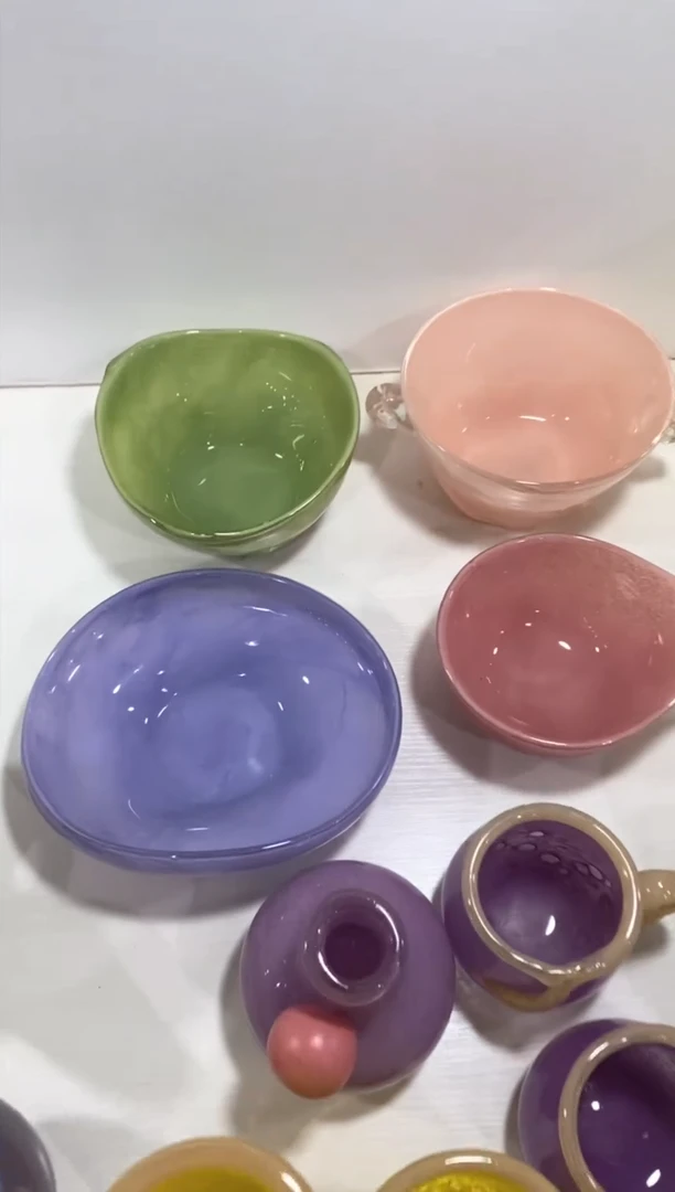 【闪购商品】琉璃慕忆家花瓶一套4