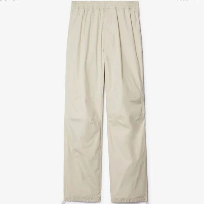 全新未使用 BURBERRY/博柏利 浅卡其工装休闲裤 MCA30127