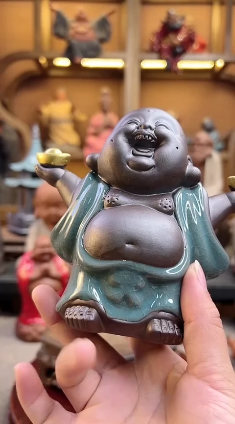 紫砂茶宠器闵茶宠摆件