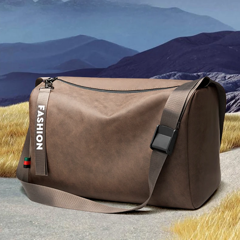 跨境新款大容量旅行包时尚休闲运动健身包出差短途户外单肩斜挎包