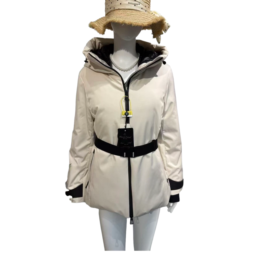 DW 0011冬季户外软壳收腰鹅绒羽绒服