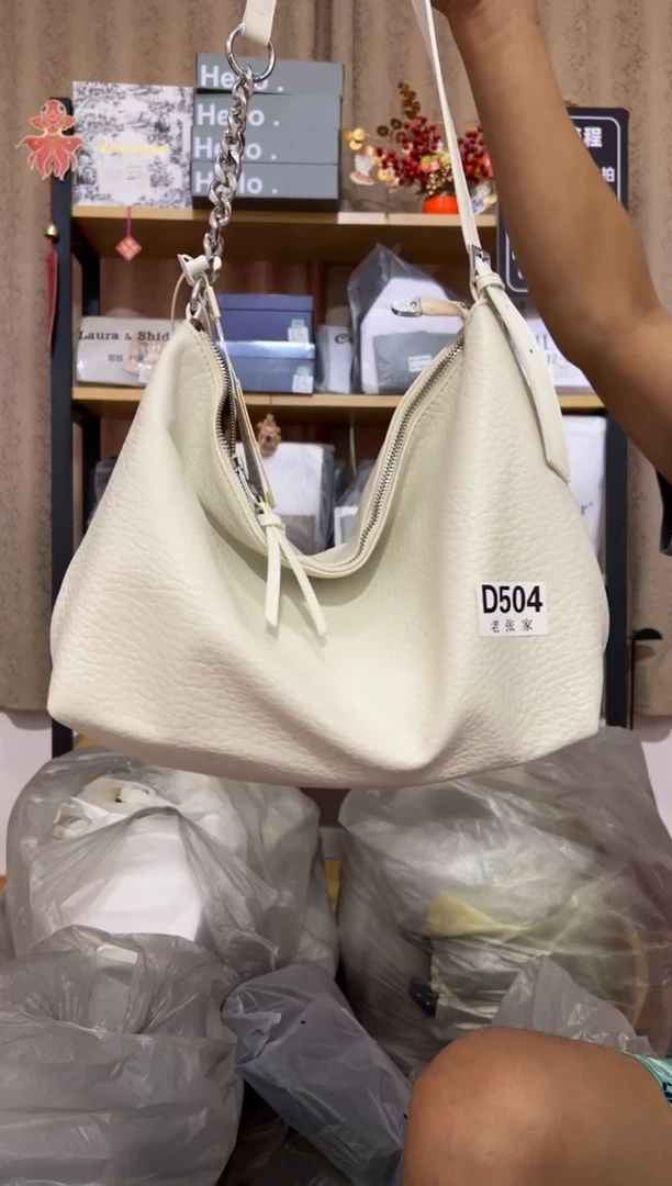 小牛剖层皮革老张家女包504