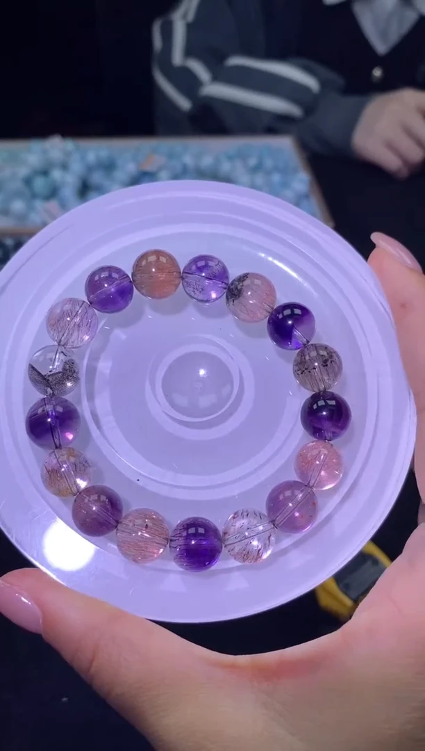 未镶嵌手链水晶超七单圈-A23-多样性发其一