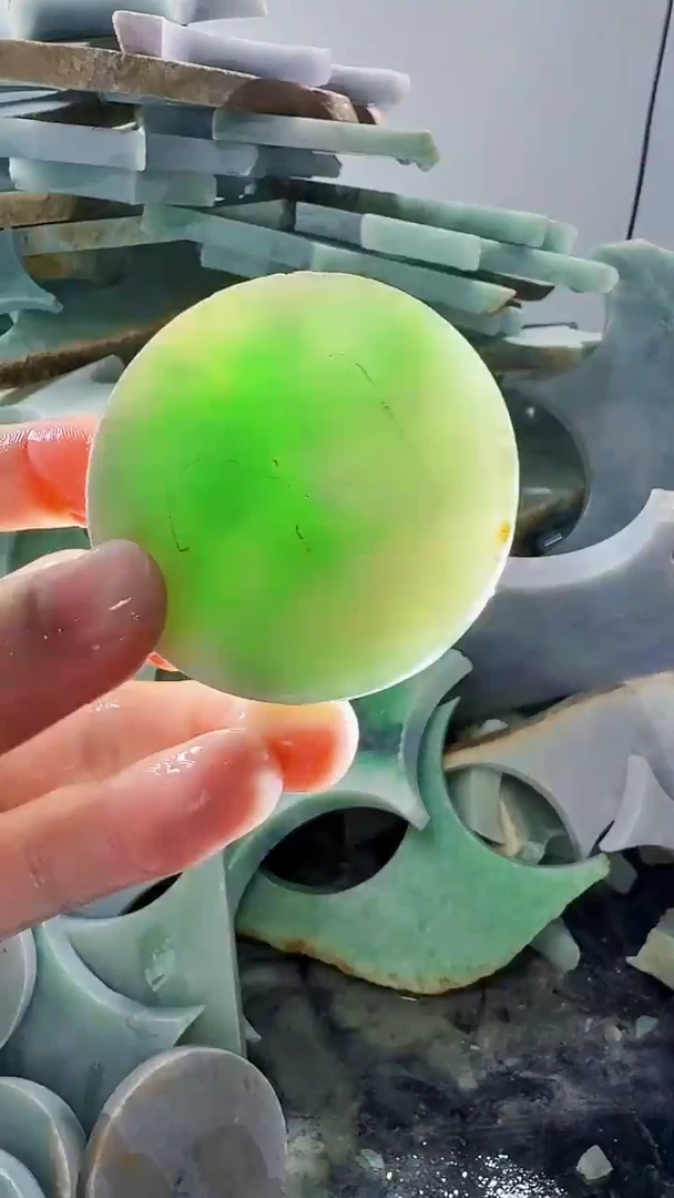 裸石翡翠缅甸翡翠A货文3425