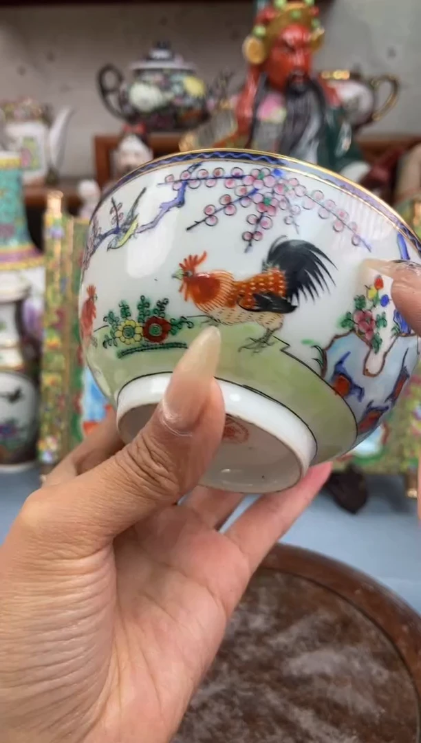 瓷片微瑕慎拍景德镇窑老厂瓷器单件