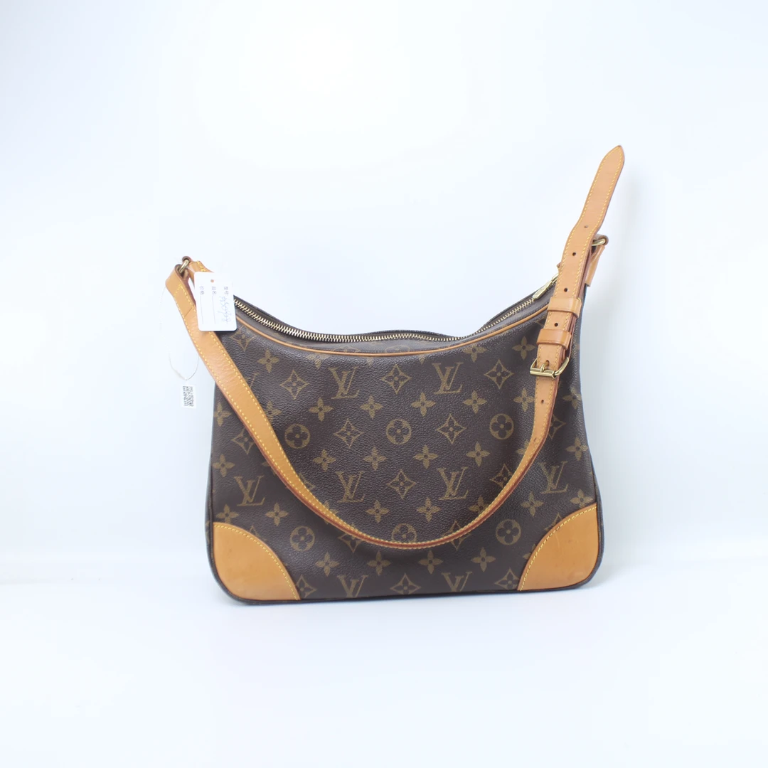 95新 LouisVuitton/路易威登 AS0013经典老花小号牛角包单肩包