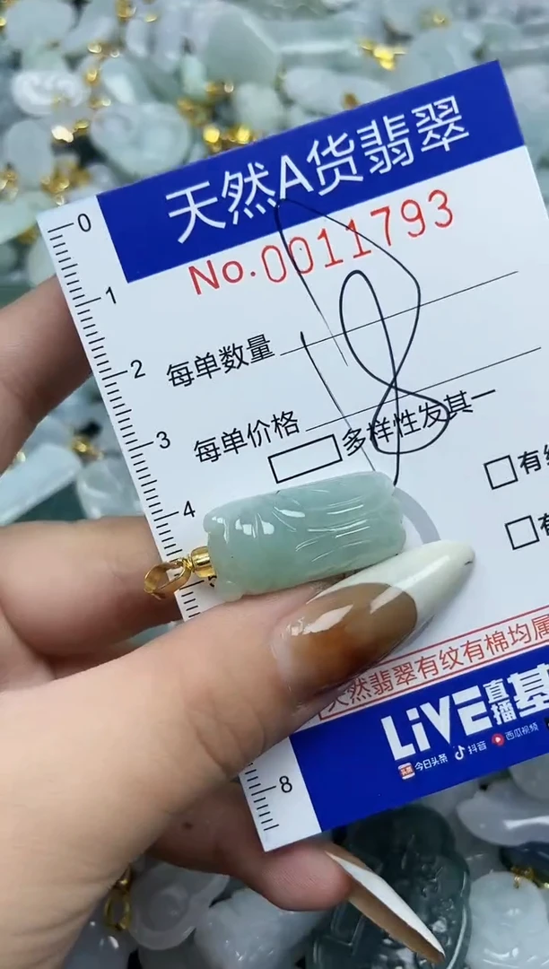 【闪购商品】翡翠颈饰未镶嵌天然A货翡翠