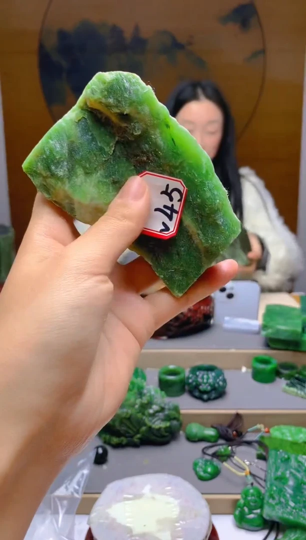 【闪购商品】和田玉（碧玉）珠宝半成品未镶嵌1