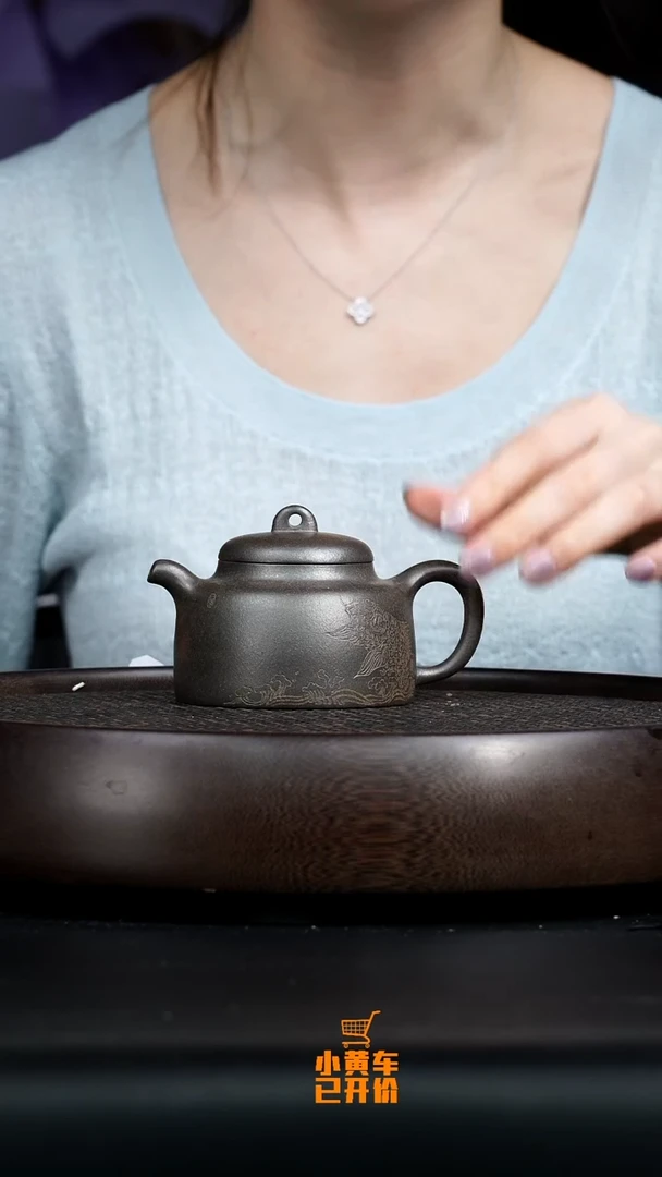茶壶紫砂茶壶紫砂0602早直播柴烧紫砂壶系列05
