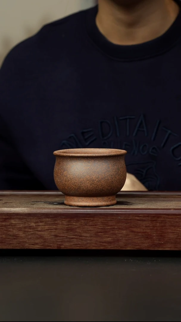 紫砂茶壶高温段泥 炉式杯
