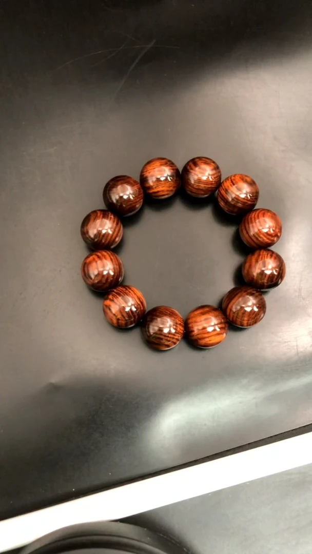 手串/手链黄花梨/降香黄檀火*海黄紫油梨老料2,0高油密毕业串