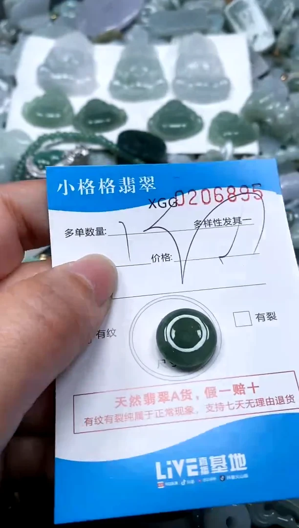 【闪购商品】翡翠颈饰未镶嵌闪购商品0206895