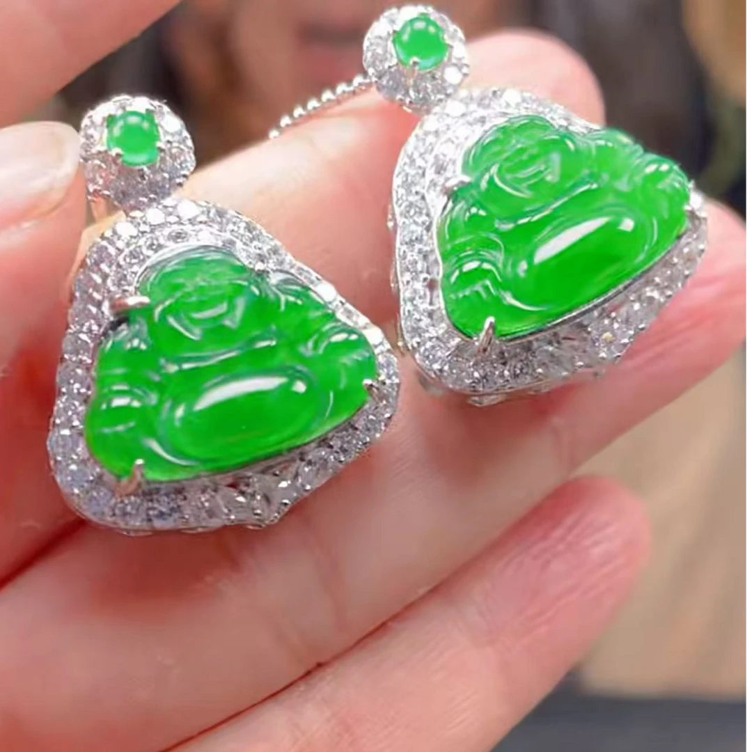 【玉经纶】204905/Q66-天然A货翡翠吊坠-多样性发其一