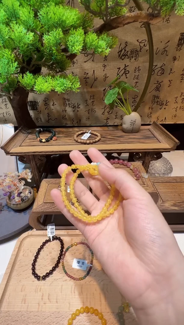 手串琥珀未镶嵌手饰@@