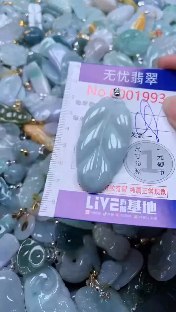 翡翠未镶嵌吊坠(不含链)1993