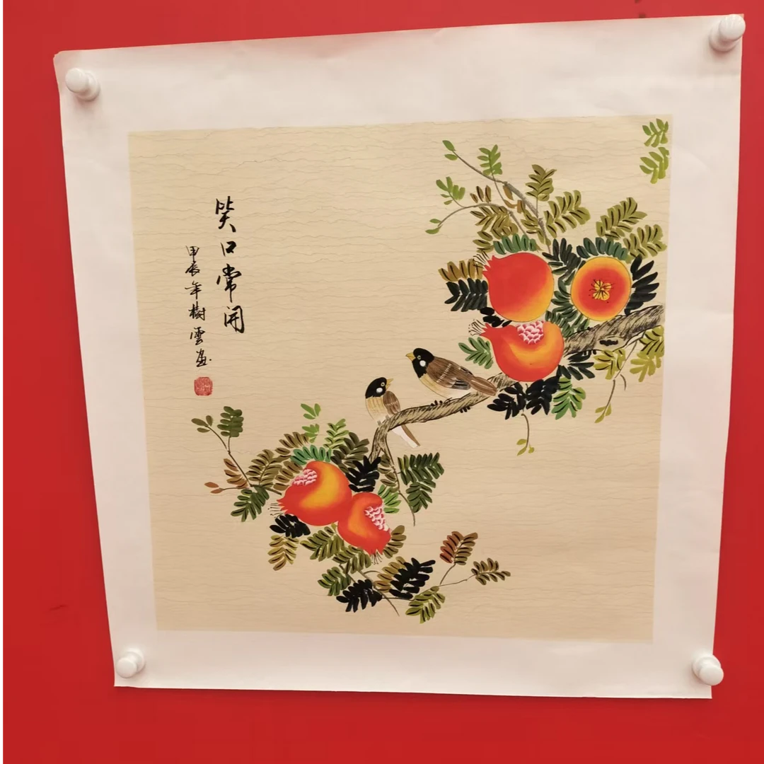 橱窗展示/大志文化WH/隋树云老师/宣纸国画 /带证书