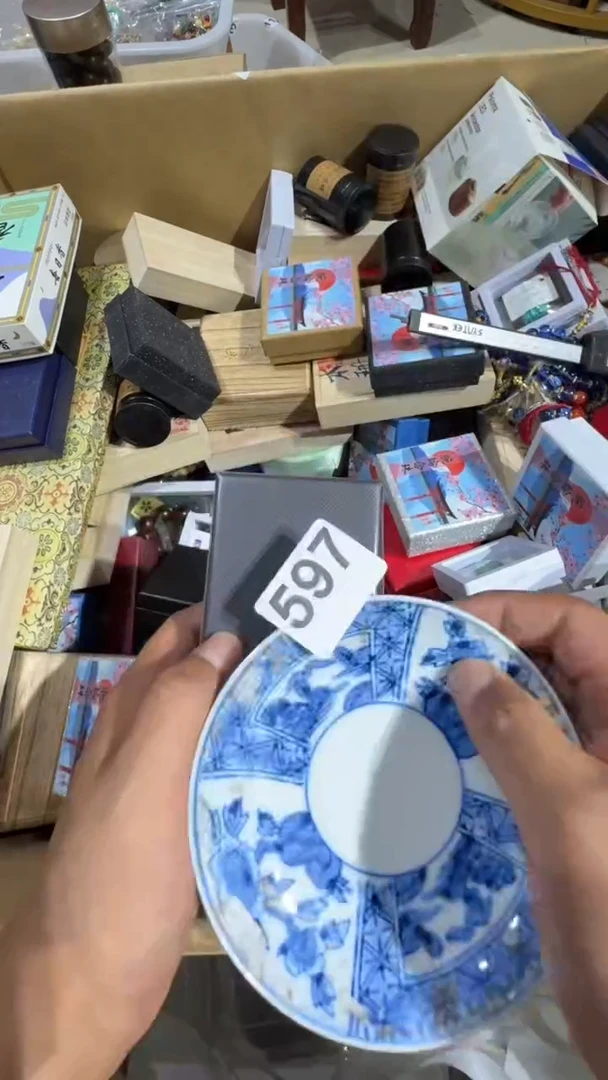 瓷片墨****袖瓷器瓷器瓷器全品类工艺品杂项