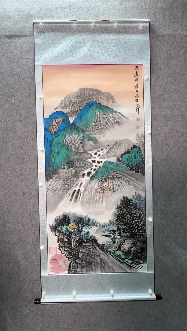 【闪购商品】绘画张国祥老师‘源远流长’带收藏证书