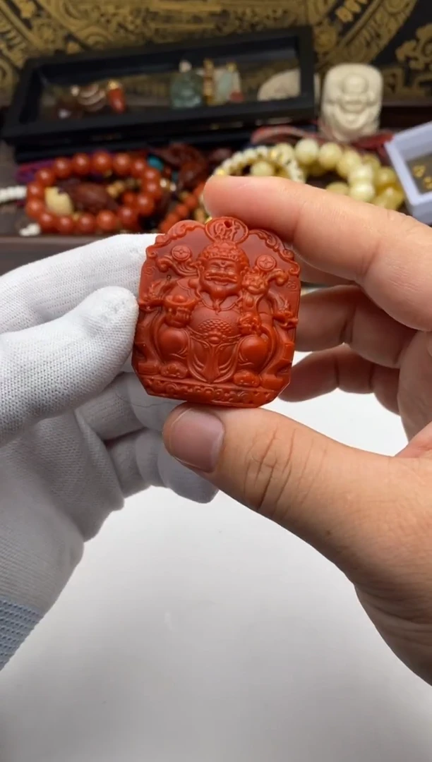 未镶嵌南红玛瑙挂件南红财财挂件