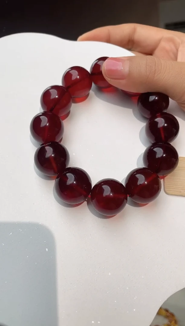 未镶嵌颈饰琥珀20+血珀手串