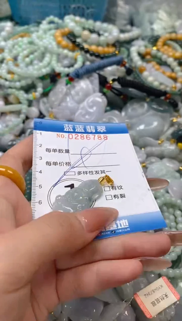 翡翠未镶嵌颈饰闪购0286788多样性发其一