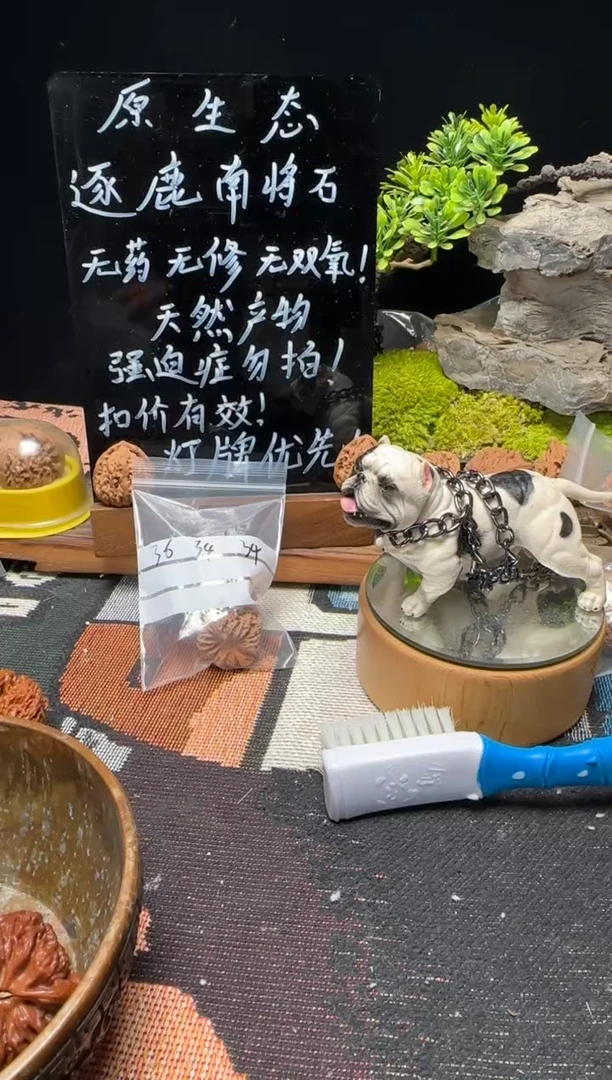 文玩核桃把件长*南将石