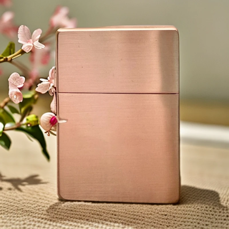 ZIPPO打火机1935镀紫铜光板送礼收藏级限量版DYJ1