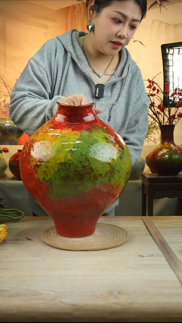 高38口13高温陶瓷花瓶