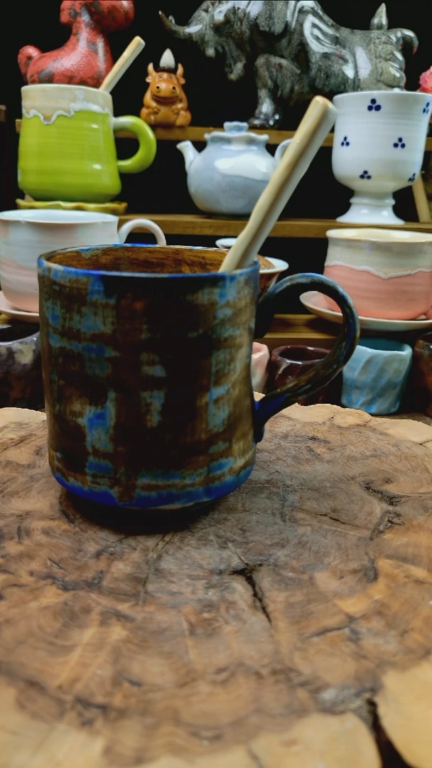 高温颜色釉窑变系列 马克杯 52