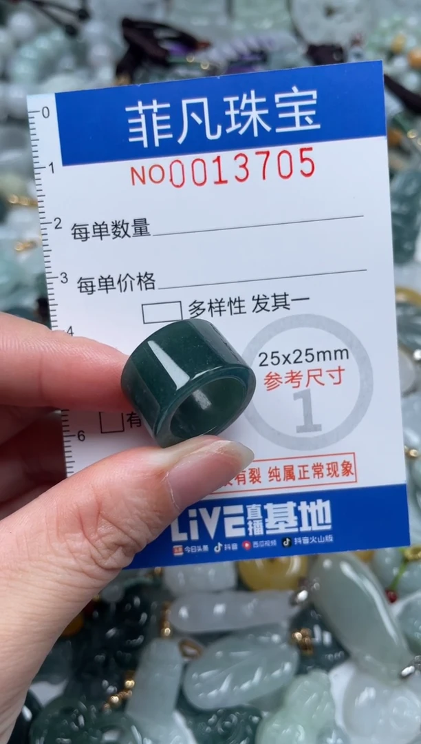 颈饰未镶嵌翡翠13705