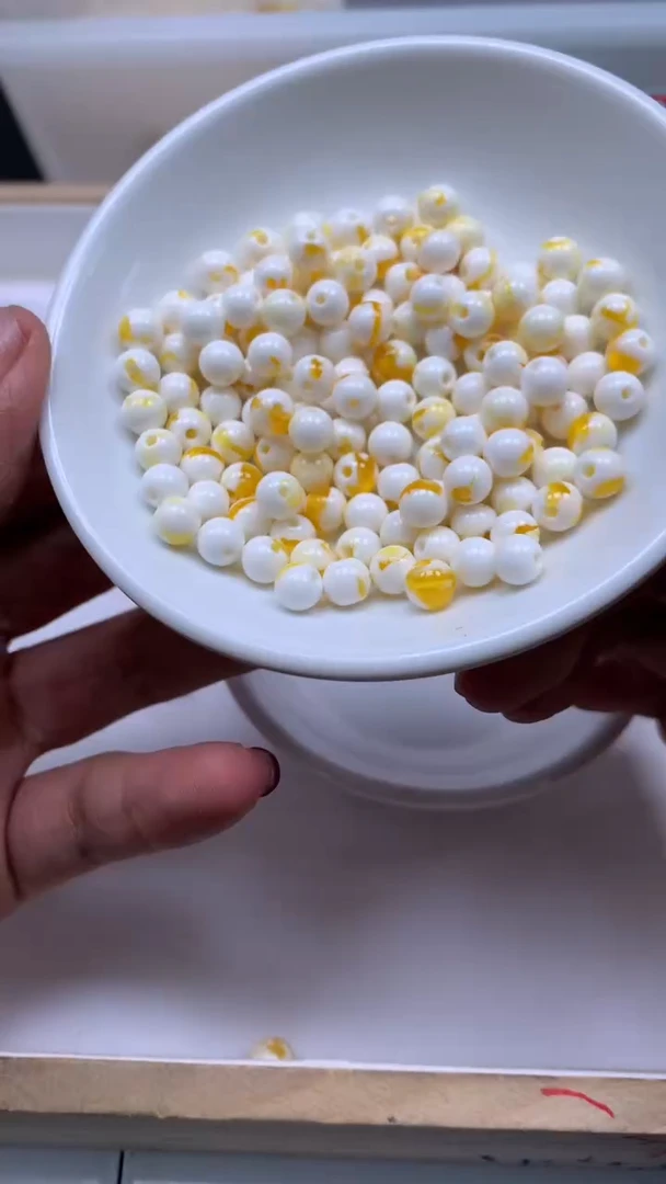 裸石蜜蜡未镶嵌M23骨瓷 白 蜡6mm30个8.8元