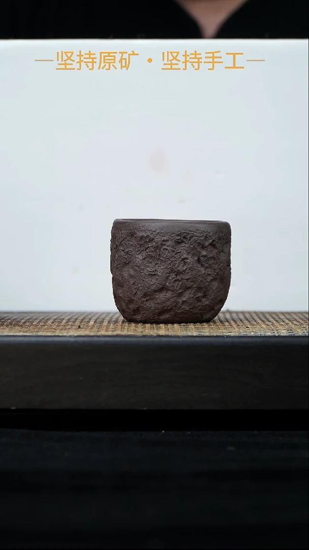 茶壶紫砂全手工手捏供春杯 天青泥 90cc 01