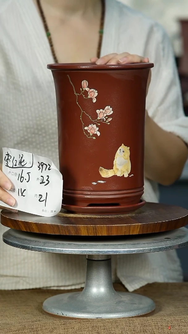 紫砂花盆3972&+Z紫砂花盆紫砂