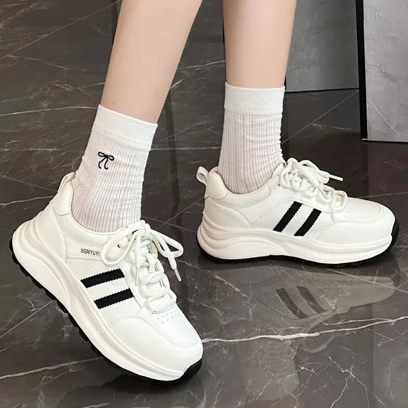 新款牛皮小白鞋152321黑色