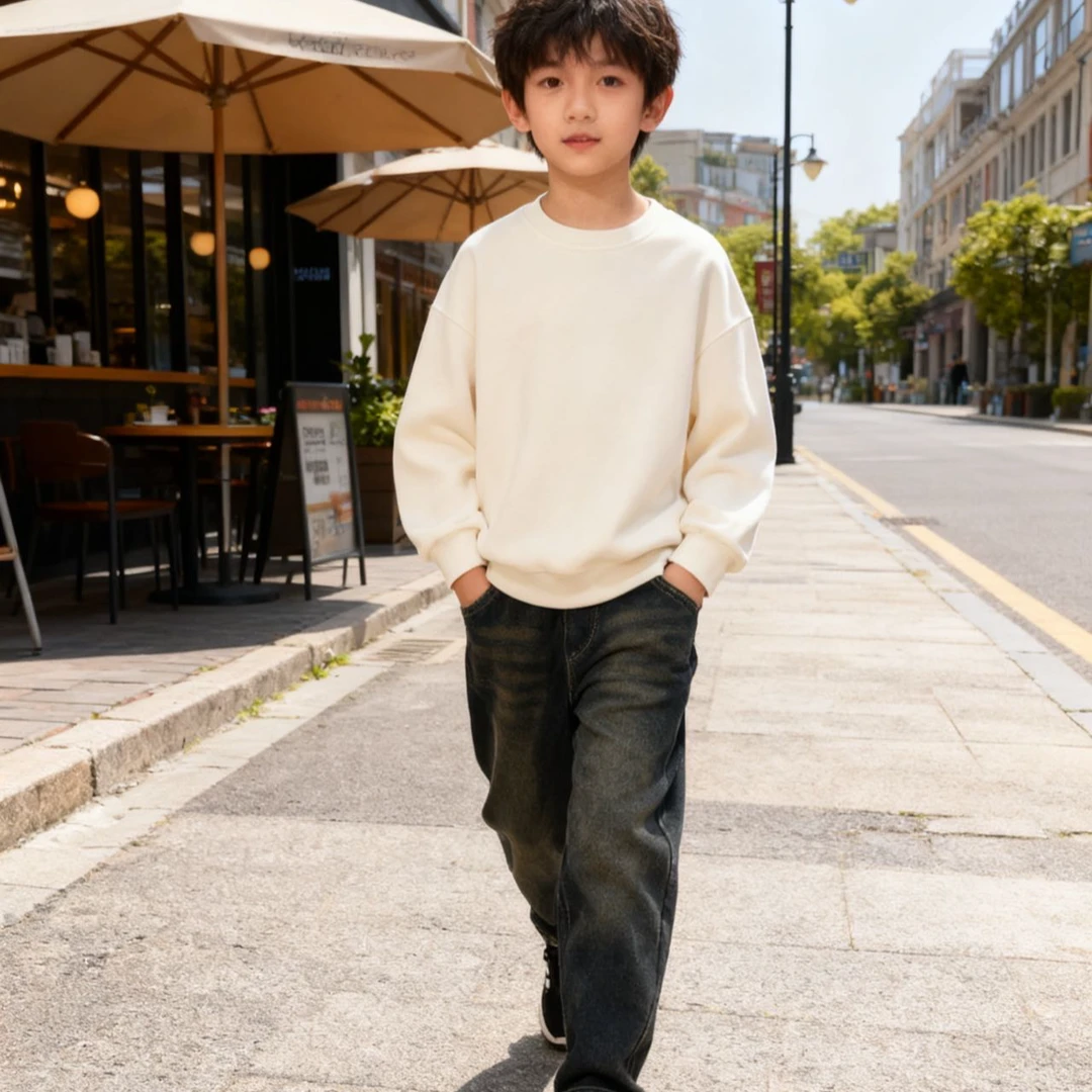 6530高端专享秋冬款加绒牛仔裤蓝灰色