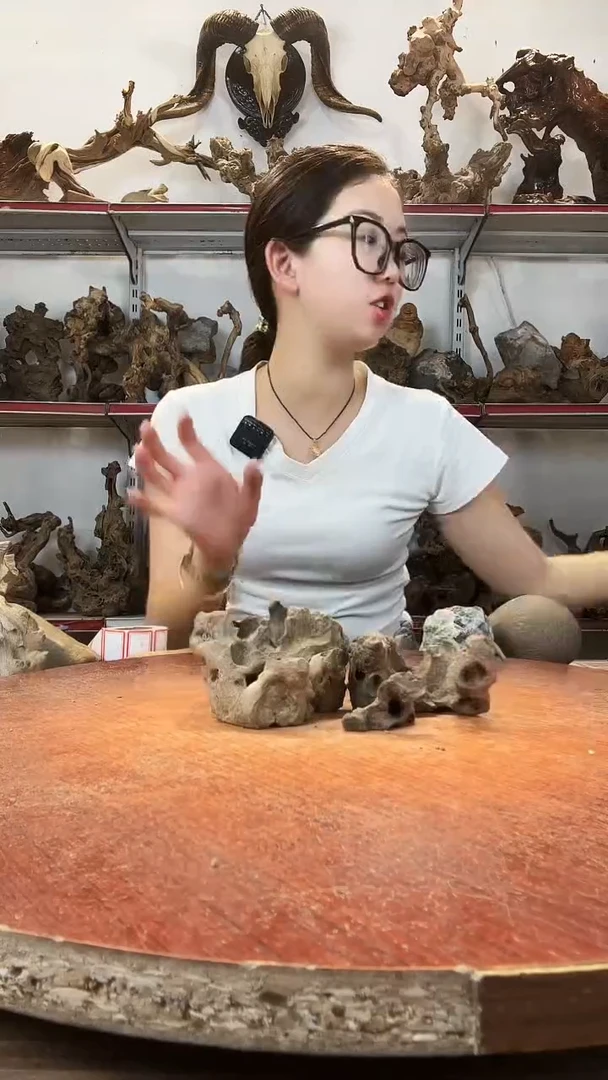 木星*黄荆随型风化镂空底座摆件无漆无蜡