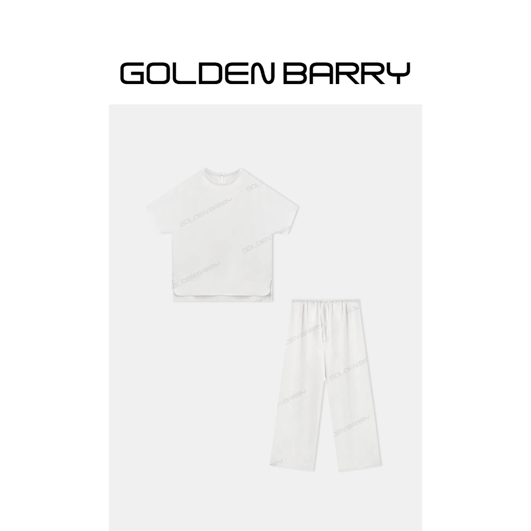 GOLDENBARRY凉感清漾醋酸上衣/醋酸长裤GB060701003/GB060708003